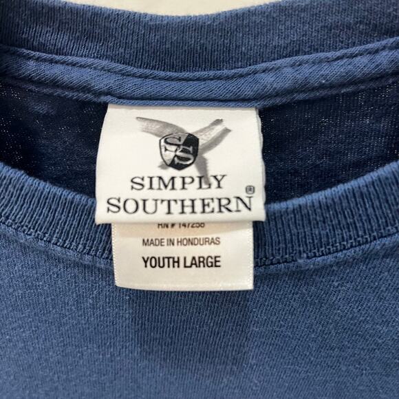 Simply Southern Girl's LG Puppies And Frosty Drinks Long Sleeve Graphic T-shirt - Picture 7 of 7